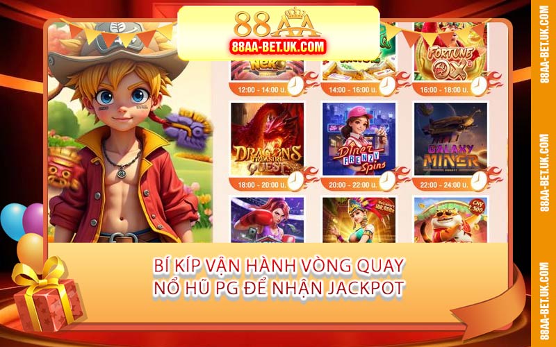 Bí Kíp Vận Hành Vòng Quay Nổ Hũ PG Để Nhận Jackpot